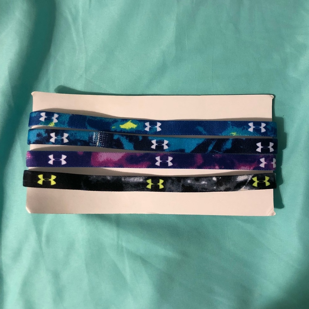 4 Under Armour Headbands (Sold Altogether)
